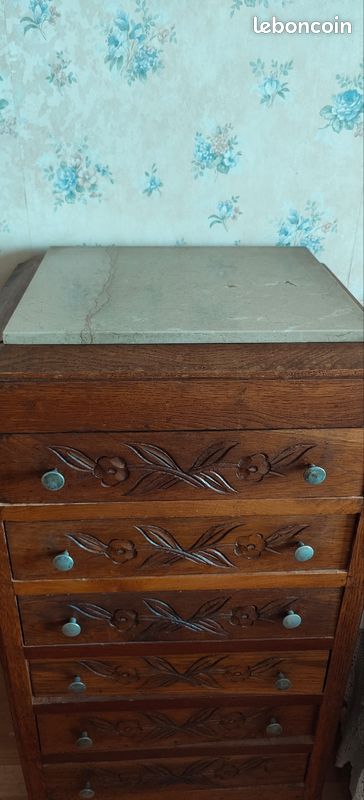 Chiffonnier rustique en chêne (image 2)