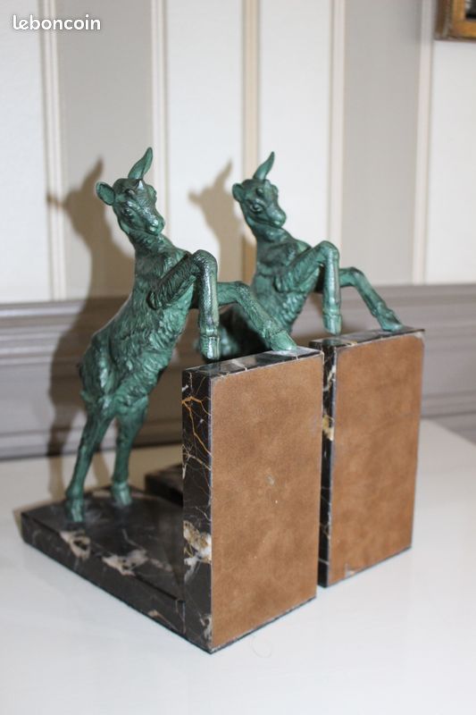 Emile Carlier - Chevreaux cabrés - art déco 1930 (image 3)