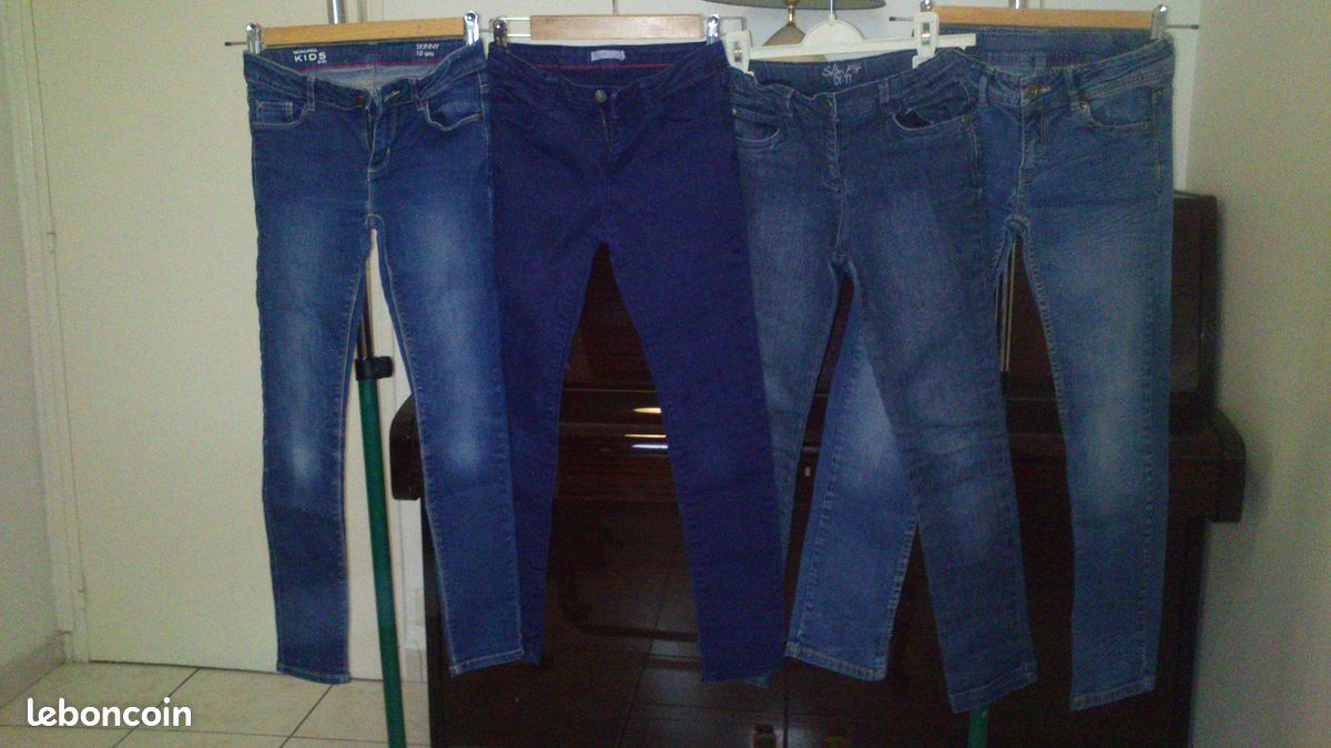 Veste et Pantalons Jeans fille 10 ans (image 3)