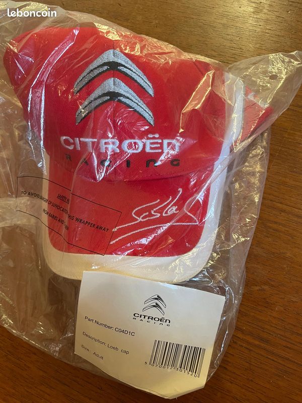 Casquette Citroën racing collection Sébastien Loeb neuve. Taille adulte (image 3)