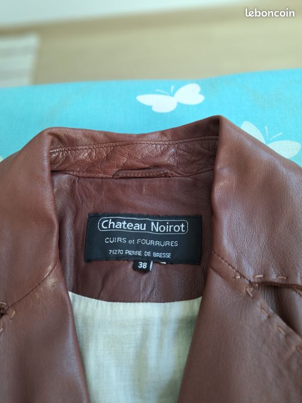 Superbe manteau 3/4 en cuir, excellent état (image 5)