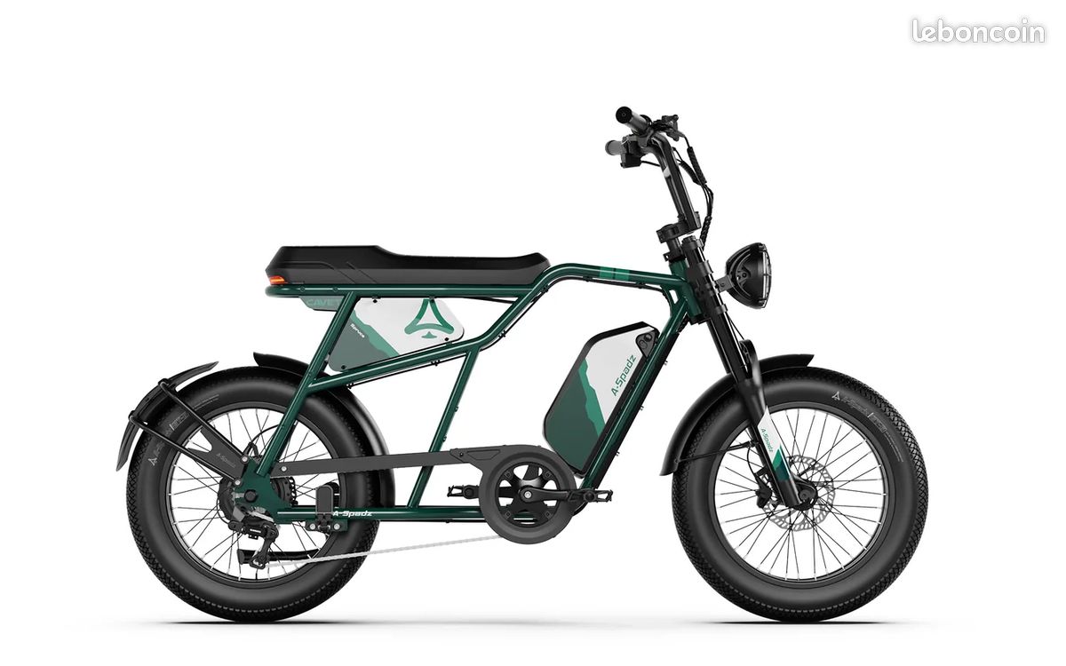 Promo A-Spadz Cavet Air Vélo Électrique Neuf Fat Bike 250W – Autonomie 100 km – Tout-Terrain (image 3)