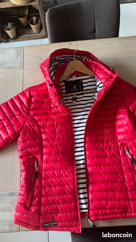 Blouson femme XL voile bleue Vêtements