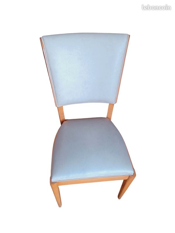 Superbe Ensemble table extensible + 6 chaises vintage 60's 70's arts déco (image 12)