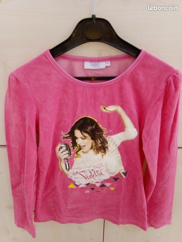 Pyjama rose violet 10 ans (image 1)