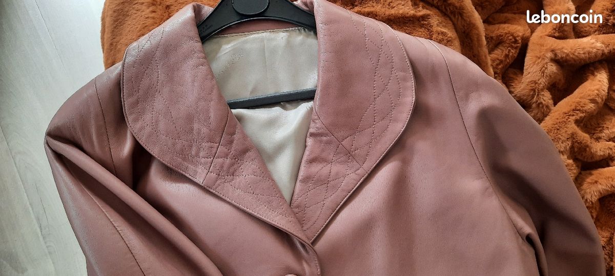 Manteau cuir vintage tbe (image 9)
