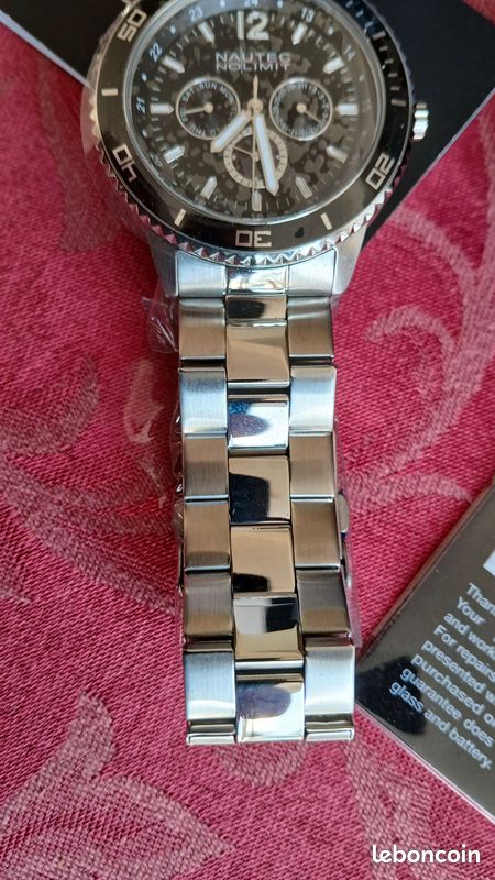 Montre Nautic 3 Quartz 200m - Bracelet Tropic Orange Montre Nautic 3 Quartz 200m - Bracelet Tropic Orange