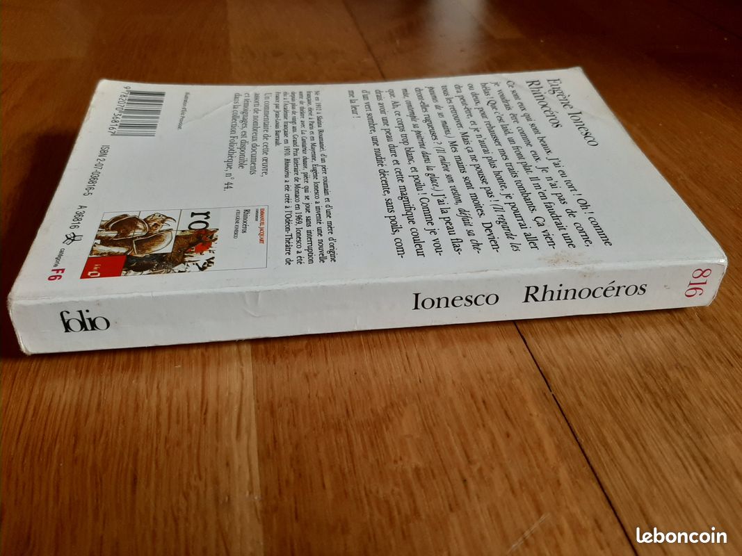 Livre Eugène Ionesco - Rhinocéros (image 4)