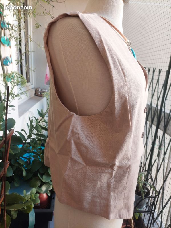 Gilet sans manche Blanche Porte (image 2)