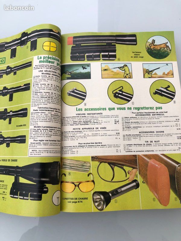 Catalogue Manufrance 1977 – Chasse Pêche Cycles Outillage – Bon état