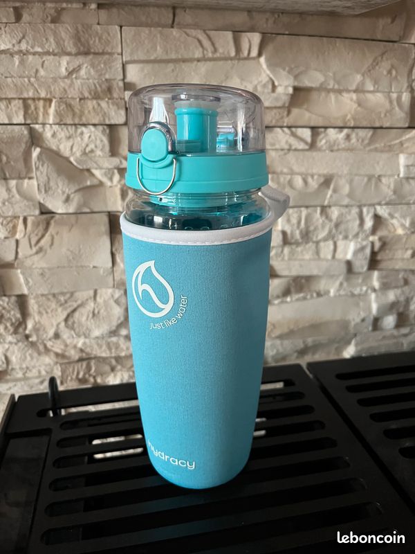 Avilia Gourde Transparente Et Bleue 750ml Avec Infuseur Amovible - Pour Thé, Tisanes Et Fruits