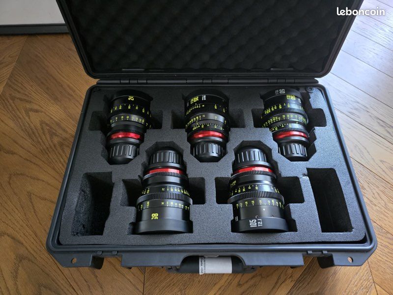 Set 5 objectifs cinéma Meike (image 2)