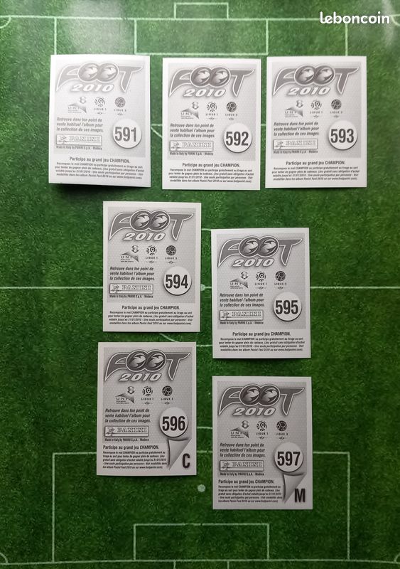 Vignettes panini football 1986 Le Havre - Collection