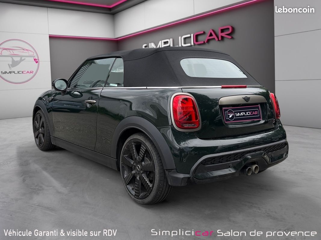 MINI CABRIO COOPER S 178 RESOLUTE - 1ère Main - Entretien Mini - Sièges Chauffants - Harman Kardon - Caméra (image 3)