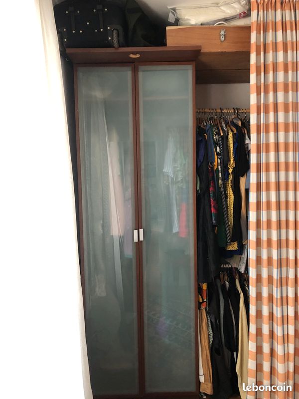 Armoire IKEA HOPEN – penderie + rangement tiroirs (image 1)