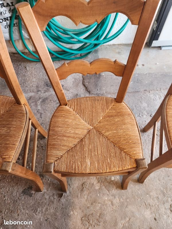 2 chaises en merisier (image 2)