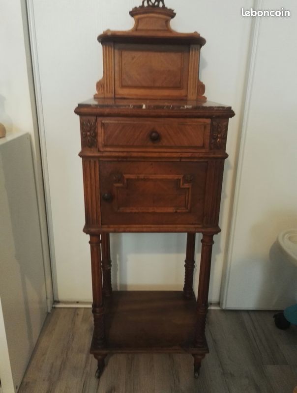 Meuble chevet ou toilette ancien (image 1)