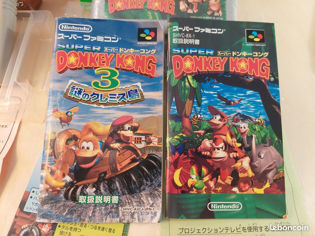 Super Donkey Kong Pour Super Famicom – Jeu NTSC-J Japonais (Bon état, 1994)