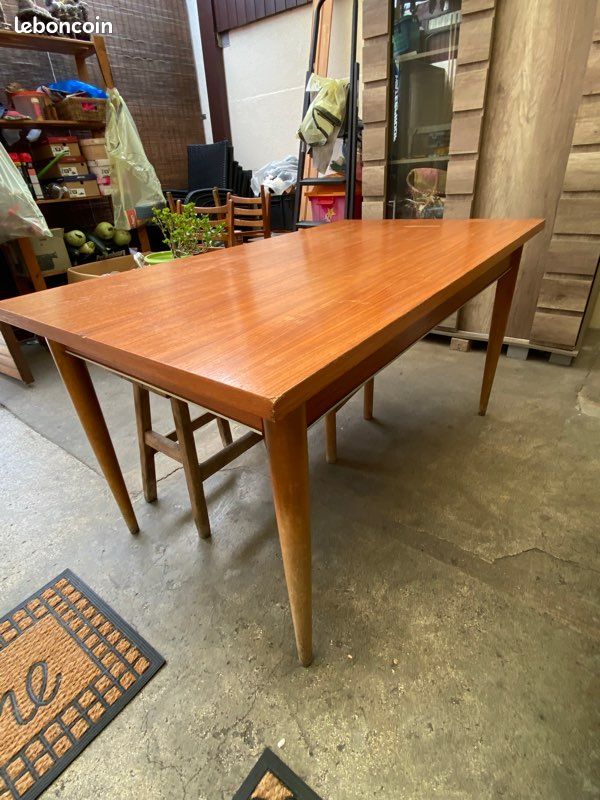 Table + chaises style scandinave vintage (image 8)