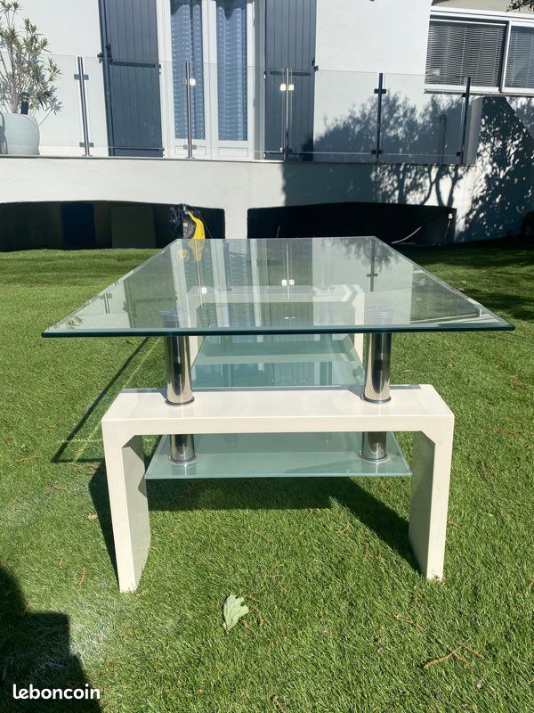 Table basse en verre (image 2)
