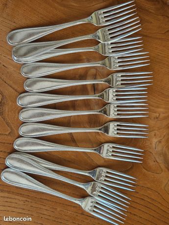 MÉNAGÈRE 24 PIÈCES Couverts de Table François Frionnet Métal Argenté EUR 110,00 - FR