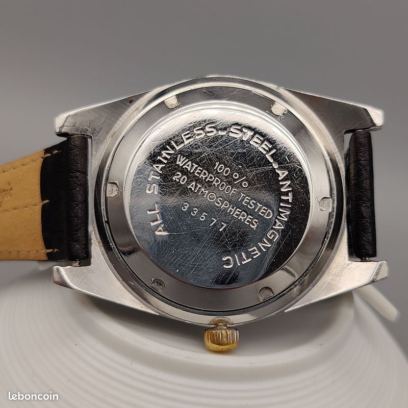 Montre Lov Espadon 1970 Vintage Mécanique Plongeuse Française Révisée (image 6)