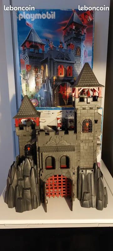 Pièce Détachée Playmobil Château 3269 - Tour Et Chevalier - Pour Collection Ou Remplacement