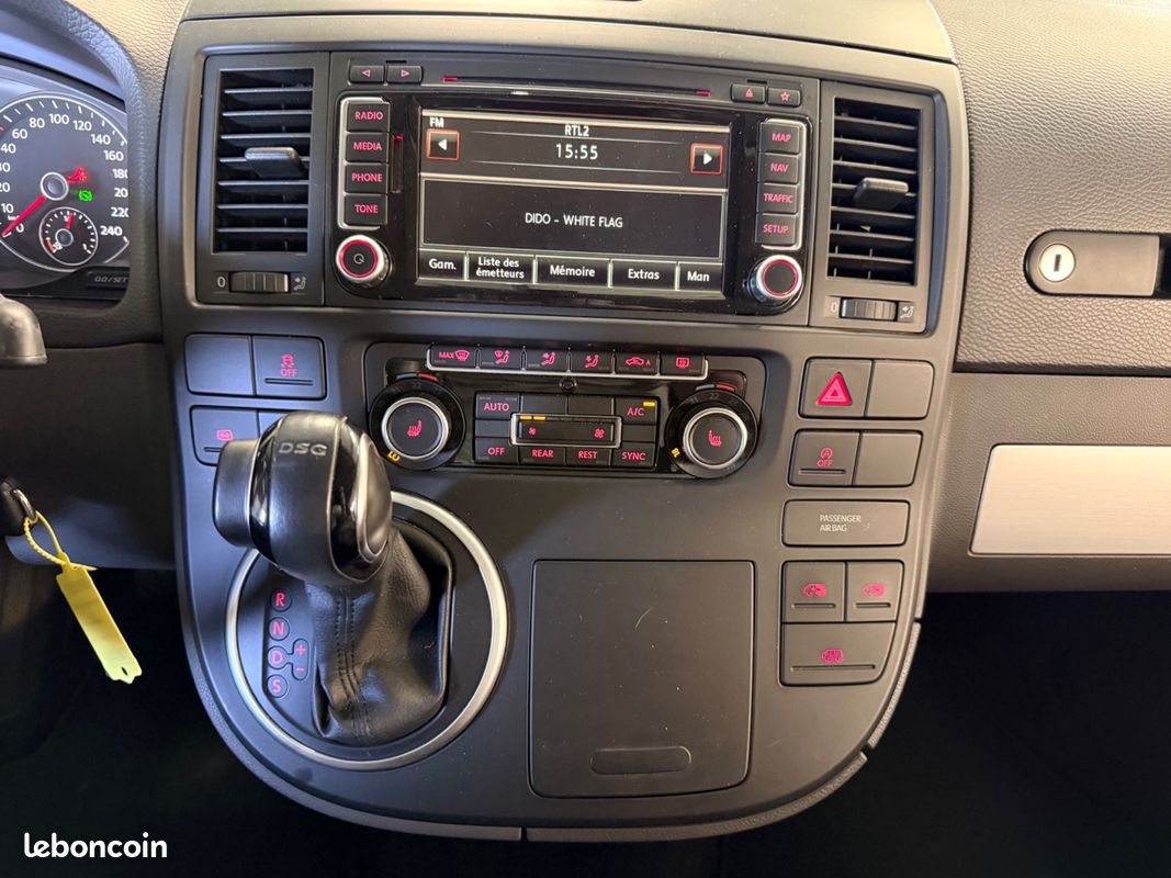 Volkswagen multivan t5 2.0 bitdi 180 ch bulli 4motion dsg7 - 7 places - moteur neuf garantie 2027 - webasto - ct vierge (image 25)