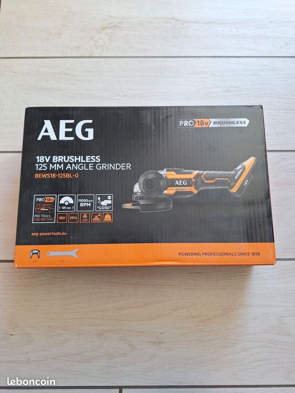 Meuleuse 125mm 18V AEG neuf (image 1)