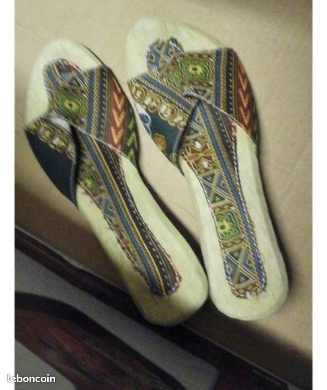 ⚠️ Mules Sandales Africaines Neuf - P 37 ⚠️ (image 1)