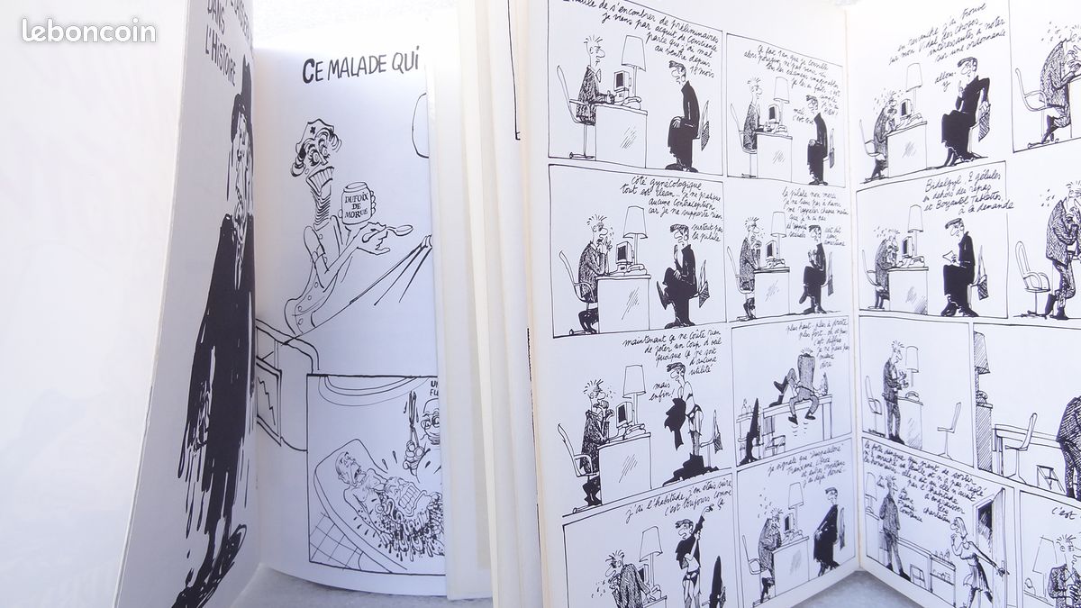🌹 ✅⭐⭐⭐ bd Adieu Tonton docteur Ventouse Bobologue EDITION ORIGINALE CARTONNEE (image 2)