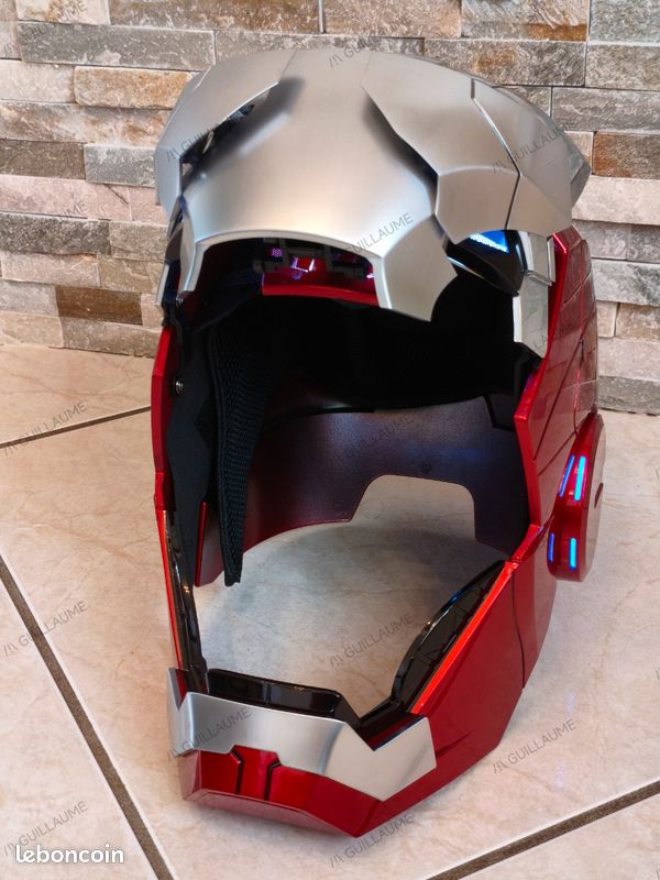 Casque MK5 2.0 Iron Man - Masque Marvel - Rouge - Neuf
