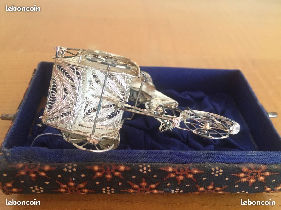 Ibasenice Modèle De Pousse-pousse Chinois Rétro – Miniature En Alliage Noir, 20x14x8 Cm, Accessoire Photo Et Décoration Intérieure, Cadeau Unique Et Nostalgique