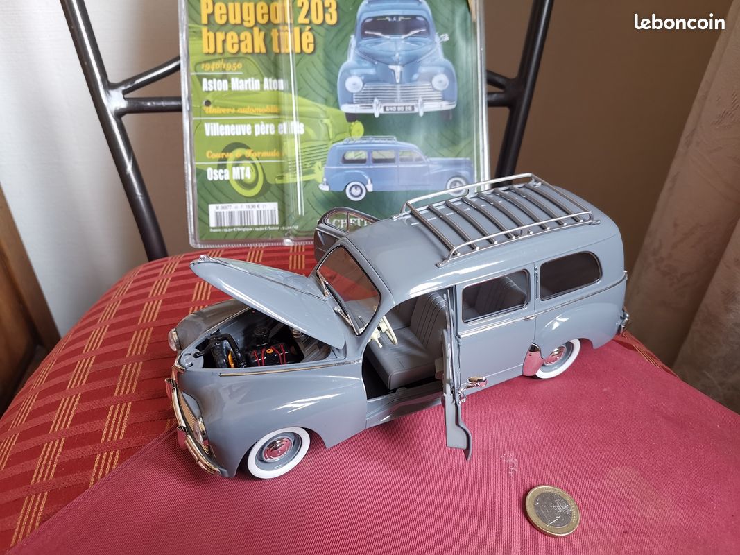 ANCIENNE PEUGEOT 203 COMMERCIAL MINIALUXE