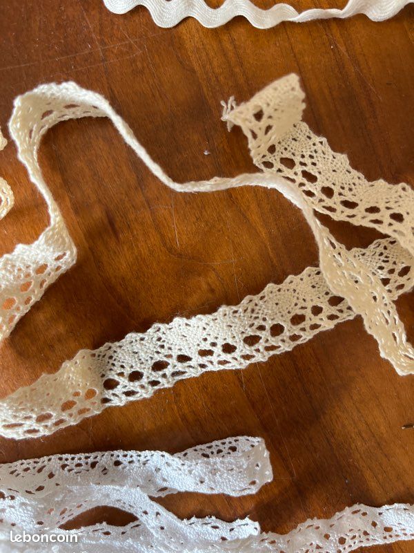 Lot de galon dentelle croquet (image 4)