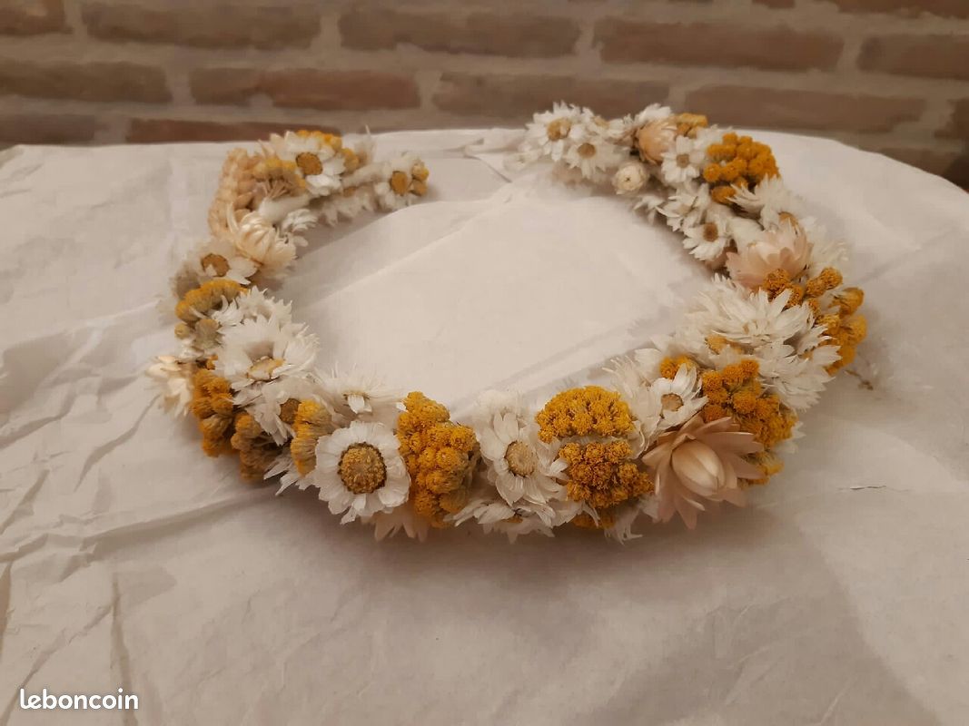 Couronne de fleurs - mariage (image 2)