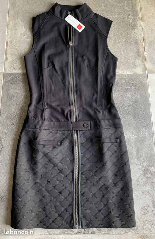Robe zip noire Miss Captain (image 2)
