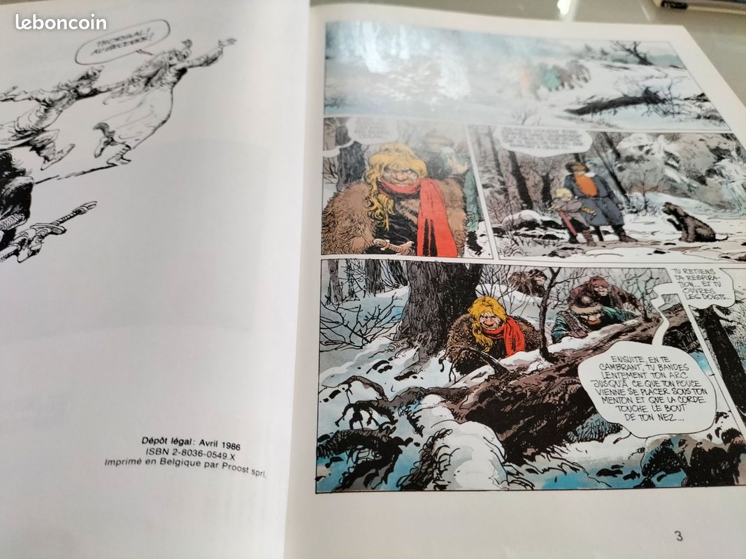 BD Thorgal 1986 n°10 le pays de Qâ (image 7)