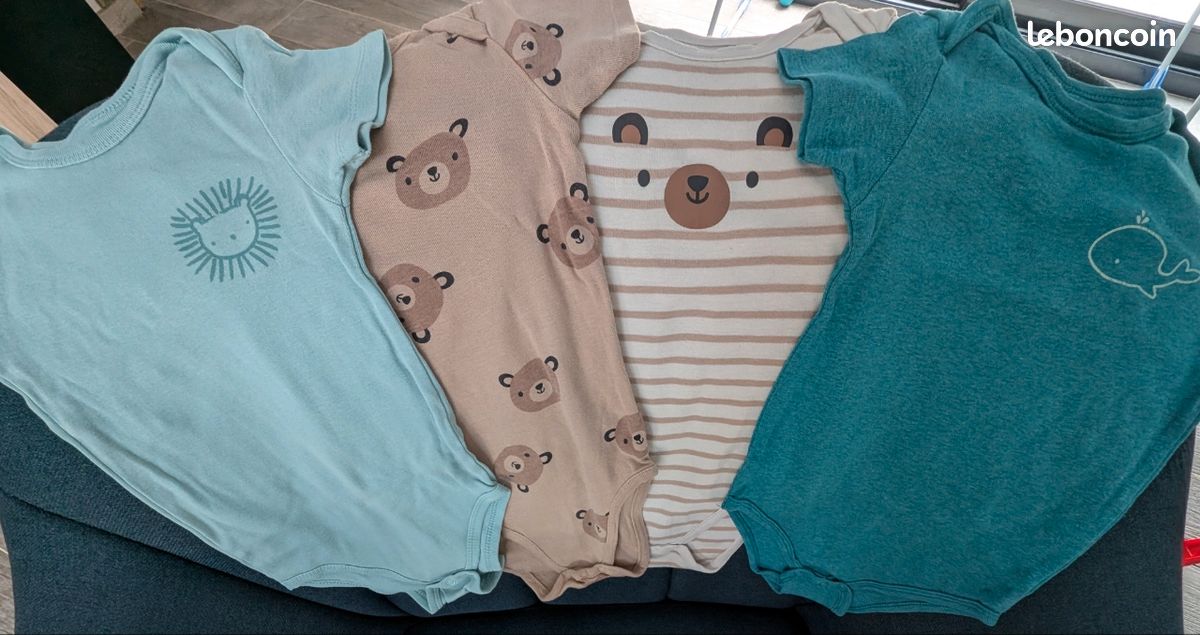 Lot de 4 bodies (image 1)