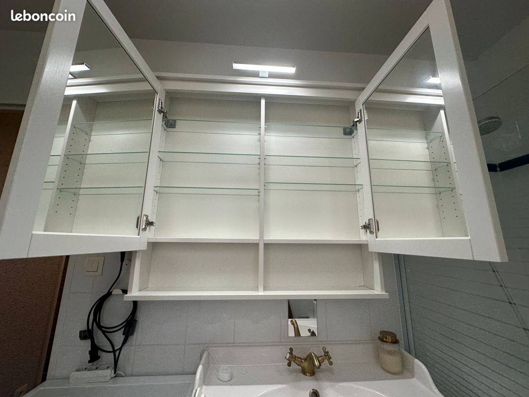 IKEA HEMNES salle de bain meuble a miroir 2 portes (image 6)