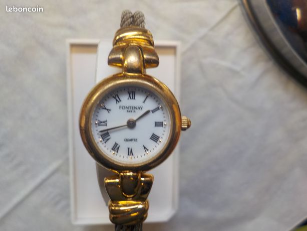 Montre Bracelet Femme Fontenay - Modèle 98-24, Occasion En Bon état - Idéal Accessoire Quotidien Ou Cadeau