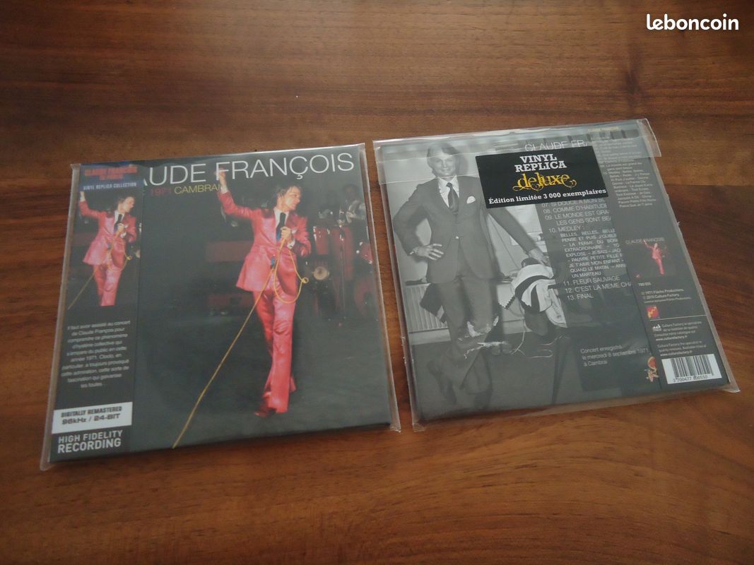 Cd claude françois vinyl replica 1971 (image 1)