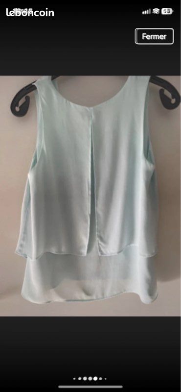 Lot de 2 hauts fluides mango etc (image 6)