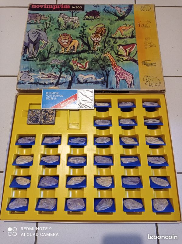 Ancien jeu Novimprim les animaux du zoo (image 1)