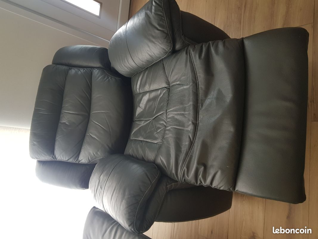 Canaper de salon en cuir (image 3)