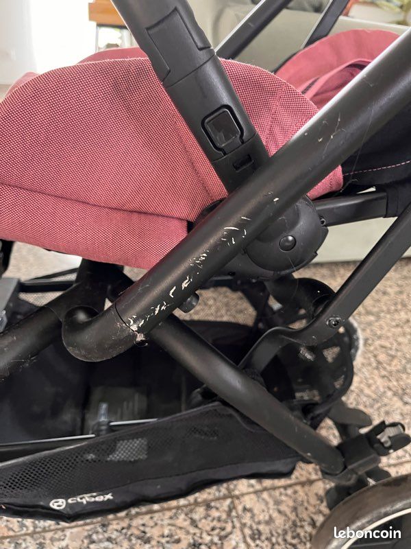Poussette cybex rose (image 5)