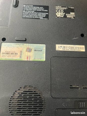 Toshiba Satellite L655D – Pour Pièces Ou Réparation, Allume Mais Pas D'image