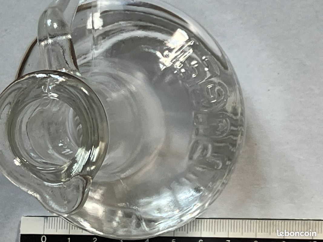 Petit pichet de verre 20 cl « Huile Puget » (image 7)