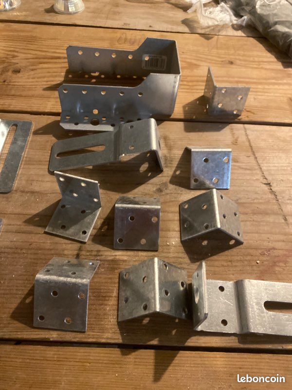 Ensemble équerre et autres support zinc (image 2)