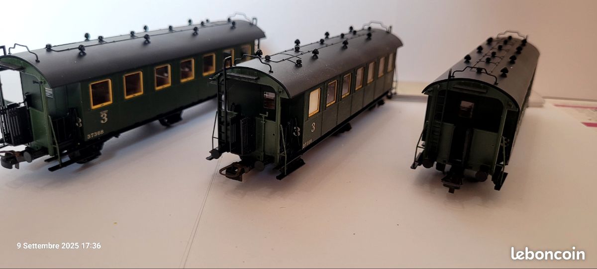 Roco H0 - 45708/45706 - Transport de passagers - 3x wagon